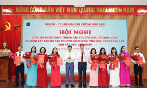 Hai Phong announces 780 schools after merger