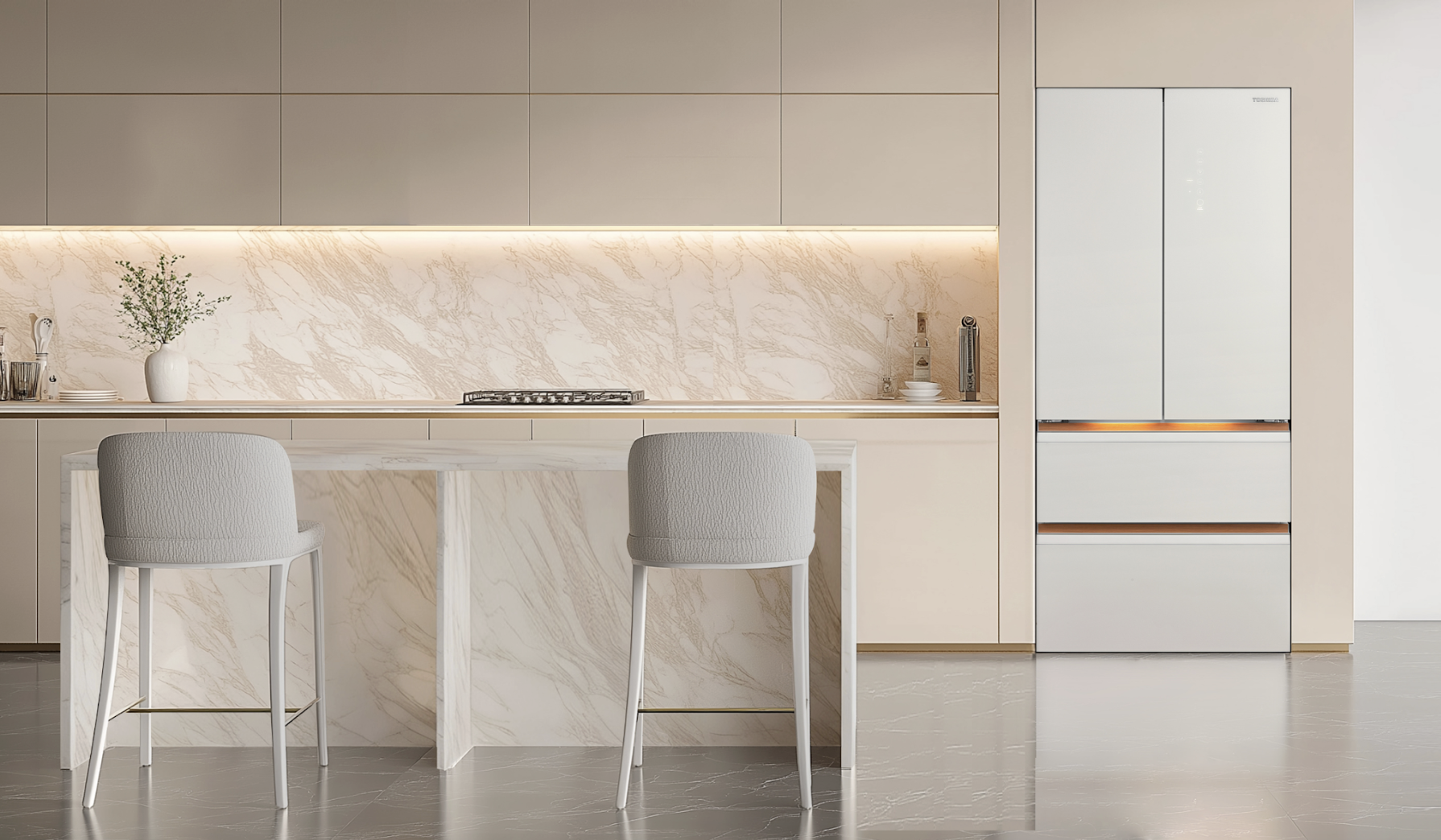 Home appliances designed as interior pieces