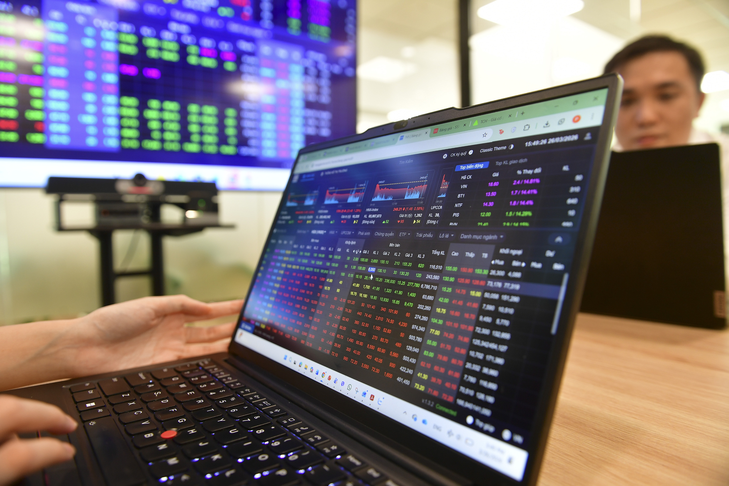 VN-Index rises for four consecutive sessions but falls short of 1,800-point mark