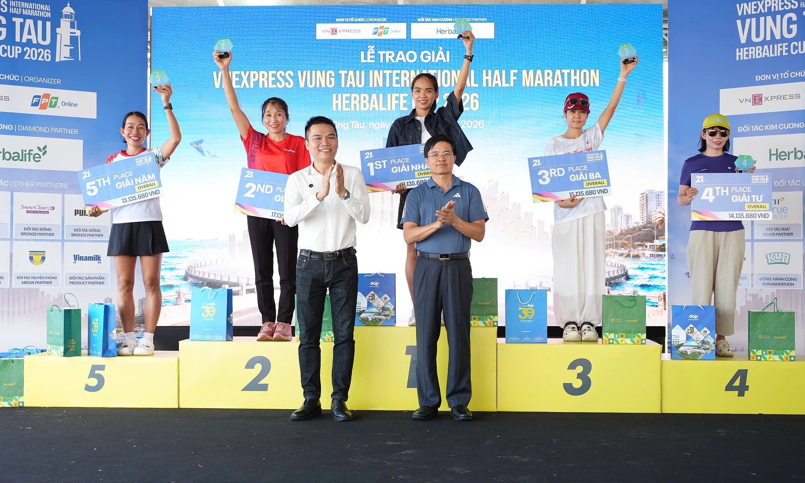 Results of VnExpress Marathon Vung Tau Herbalife Cup 2026