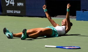 Chinese player again wins from 0-5 down at US Open