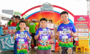 Parents, children excited as Kun Marathon returns to Quy Nhon after three years