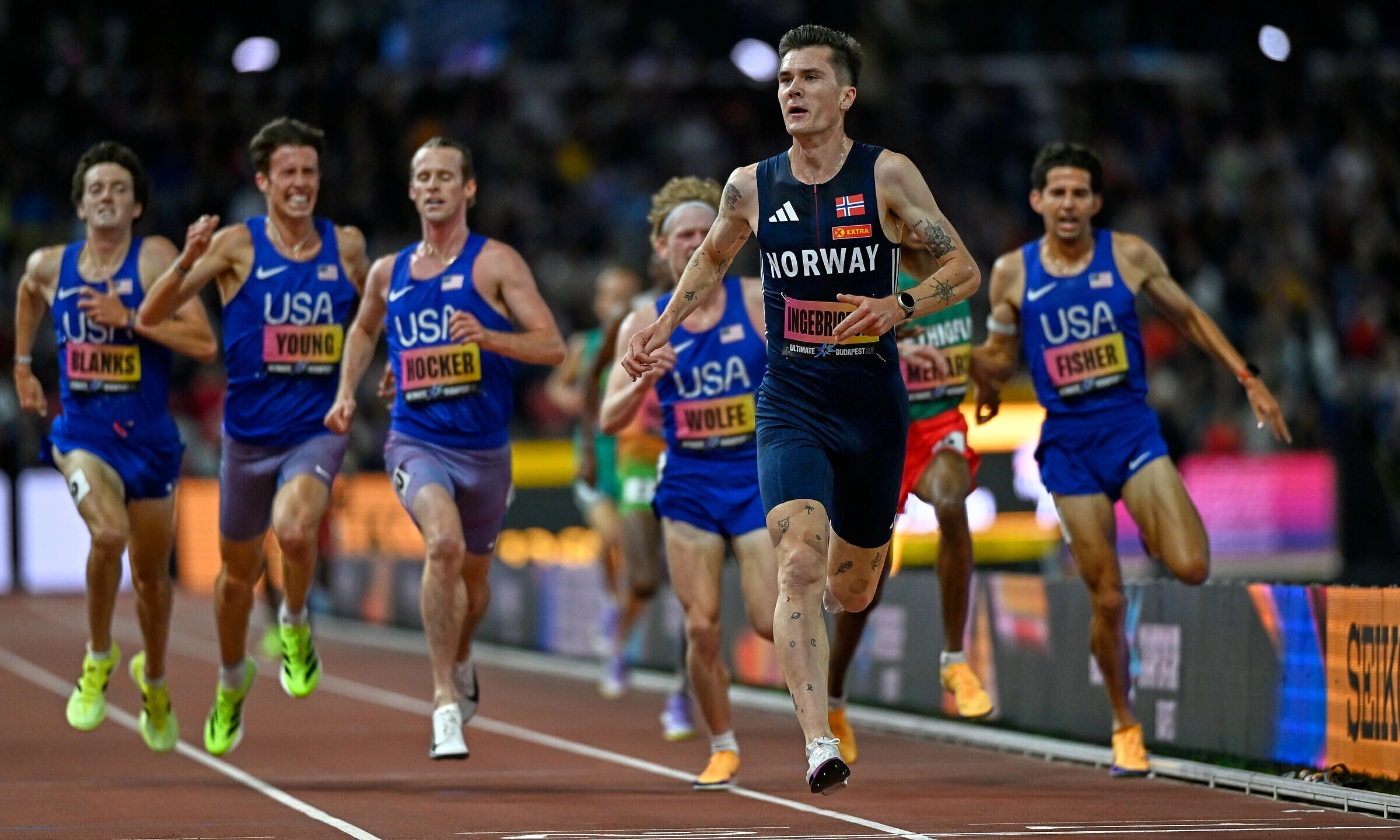 Ingebrigtsen wins 5,000m ultimate championship after Achilles surgery