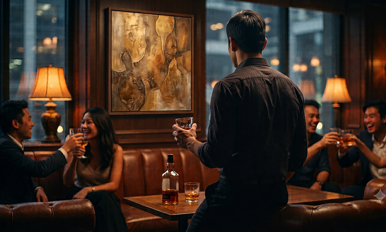 Why do men feel 'more potent' after a few drinks?