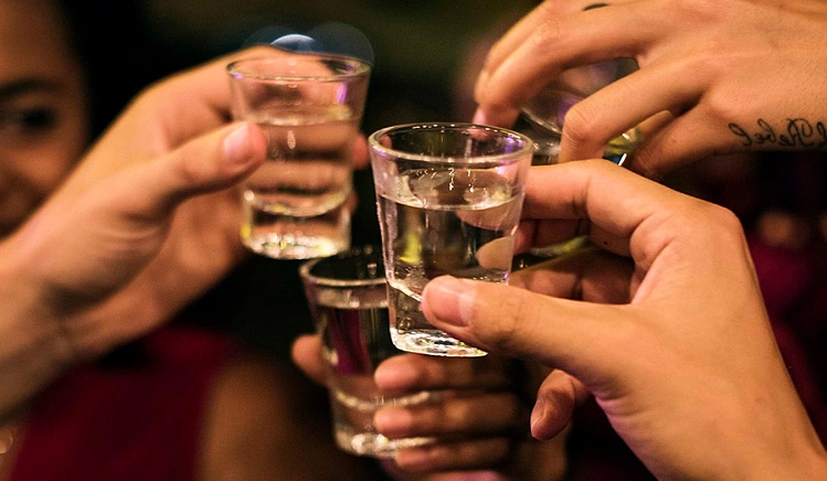Murder after a drunk man's challenge and curses