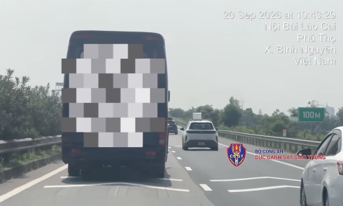 fined for hogging left lane on highway for 3 km