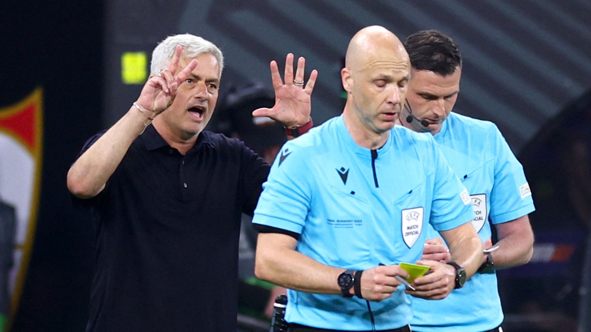 Mourinho's famous referee confrontations