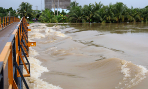 Downstream Binh Thuan areas flood, residents evacuate