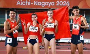 Vietnamese athletics breaks national record at ASIAD 2026