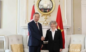 Governor General of Canada hosts welcoming ceremony for General Secretary and President