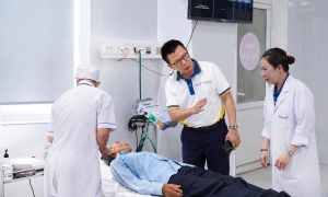 Acute myocardial infarction patient saved at charity health check-up