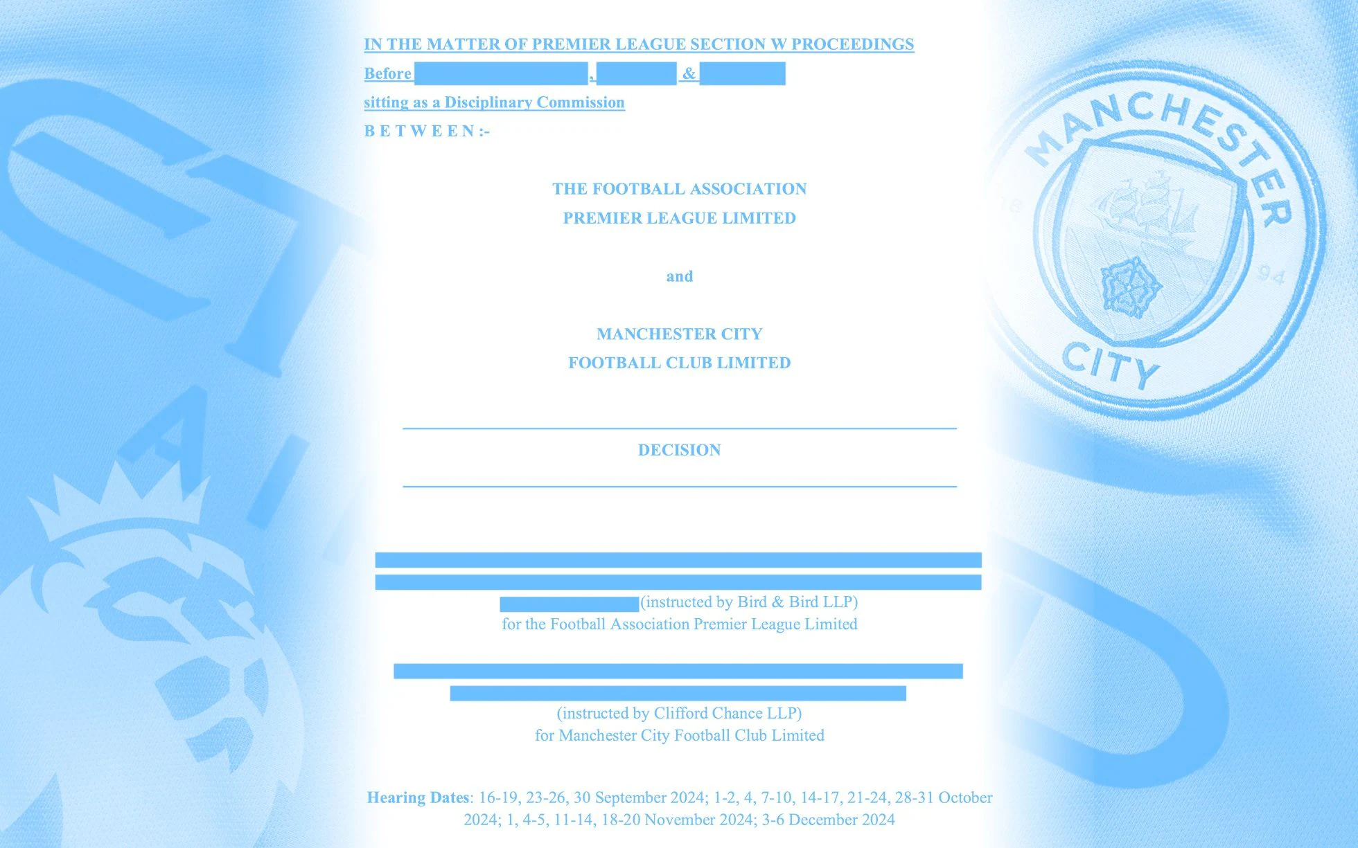 Decoding the 40-Page Verdict Against Man City