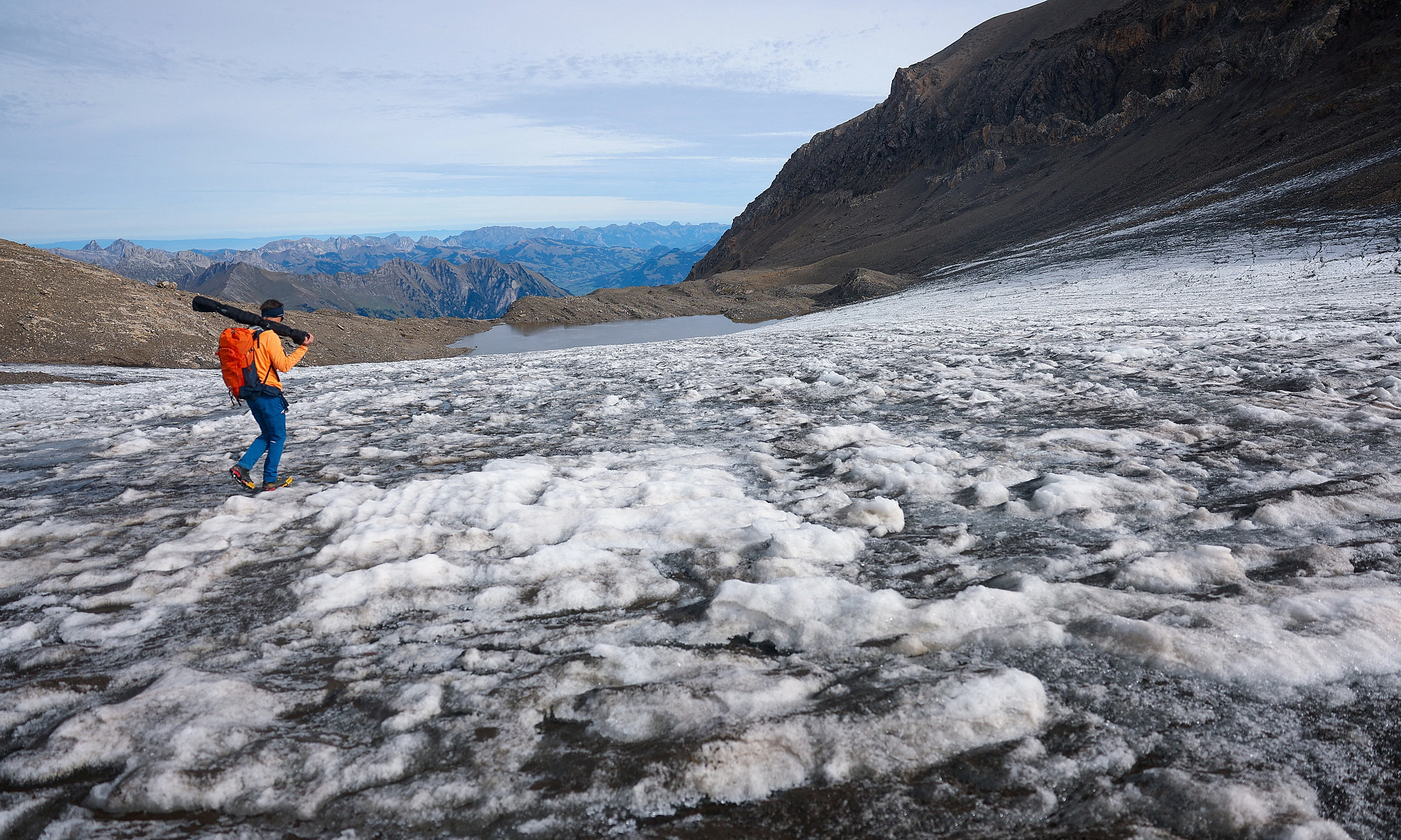Switzerland loses massive amount of ice after prolonged heatwave