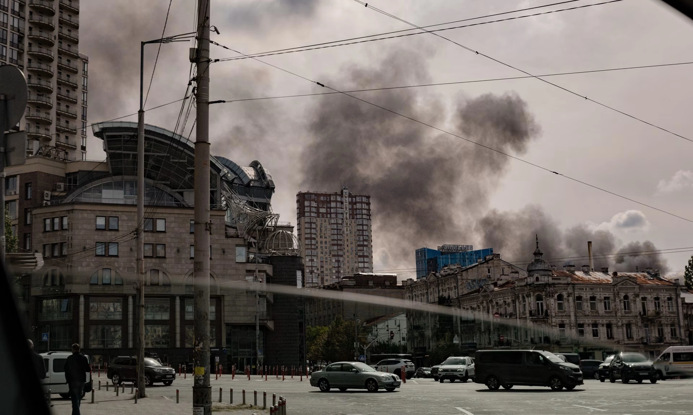 Life amidst a storm of attacks in the heart of Kyiv