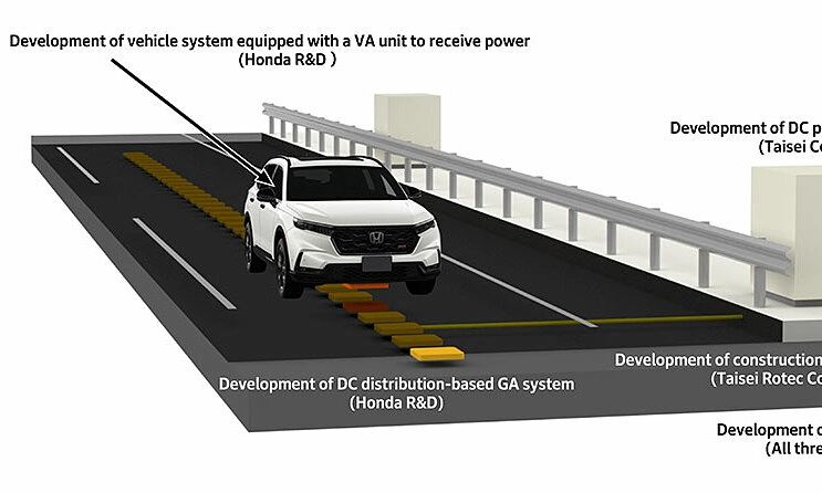 Honda develops electric vehicle technology that charges while driving