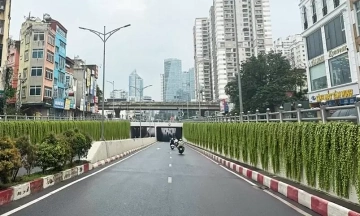 Pros and cons of 'greening' bridge piers in Hanoi