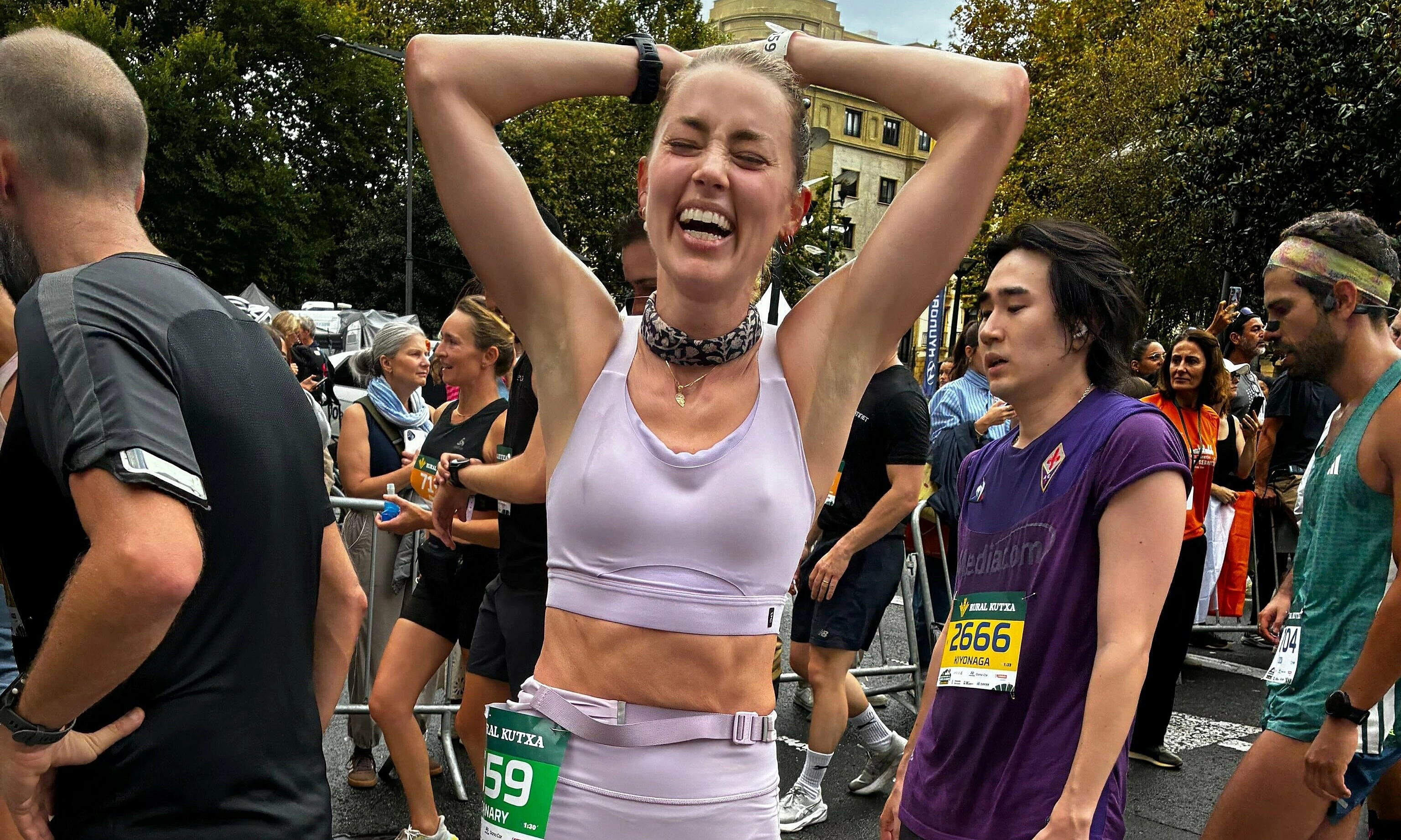 Amber Heard achieves sub-1h40 in her first half marathon