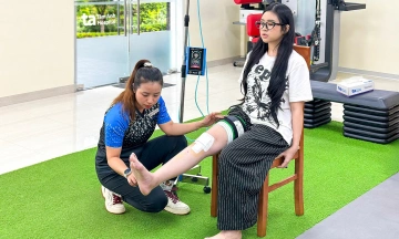 ligament rupture after a motorcycle fall