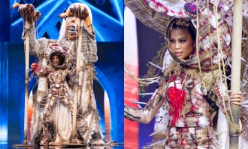 The 'witch doctor' performance at Miss Grand International