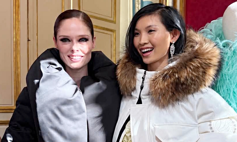 Model Tu Anh meets 'queen of pose' Coco Rocha