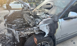 Electric vehicle fire linked to extension cord charging