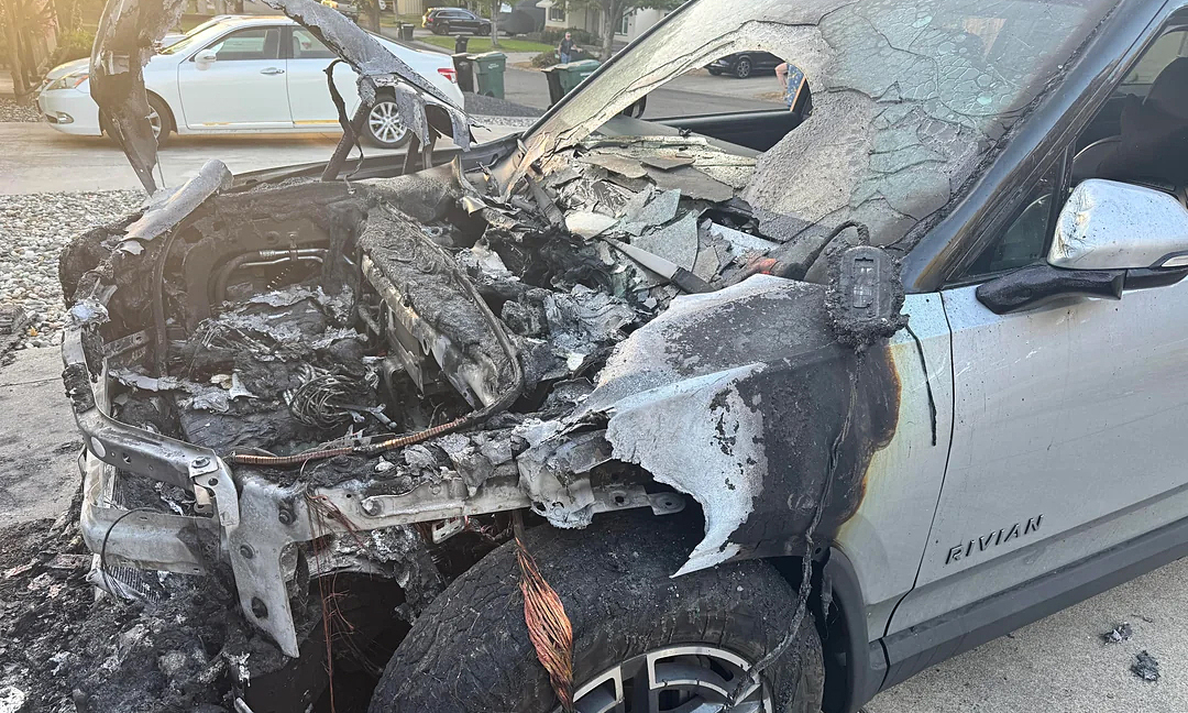 Electric vehicle fire linked to extension cord charging