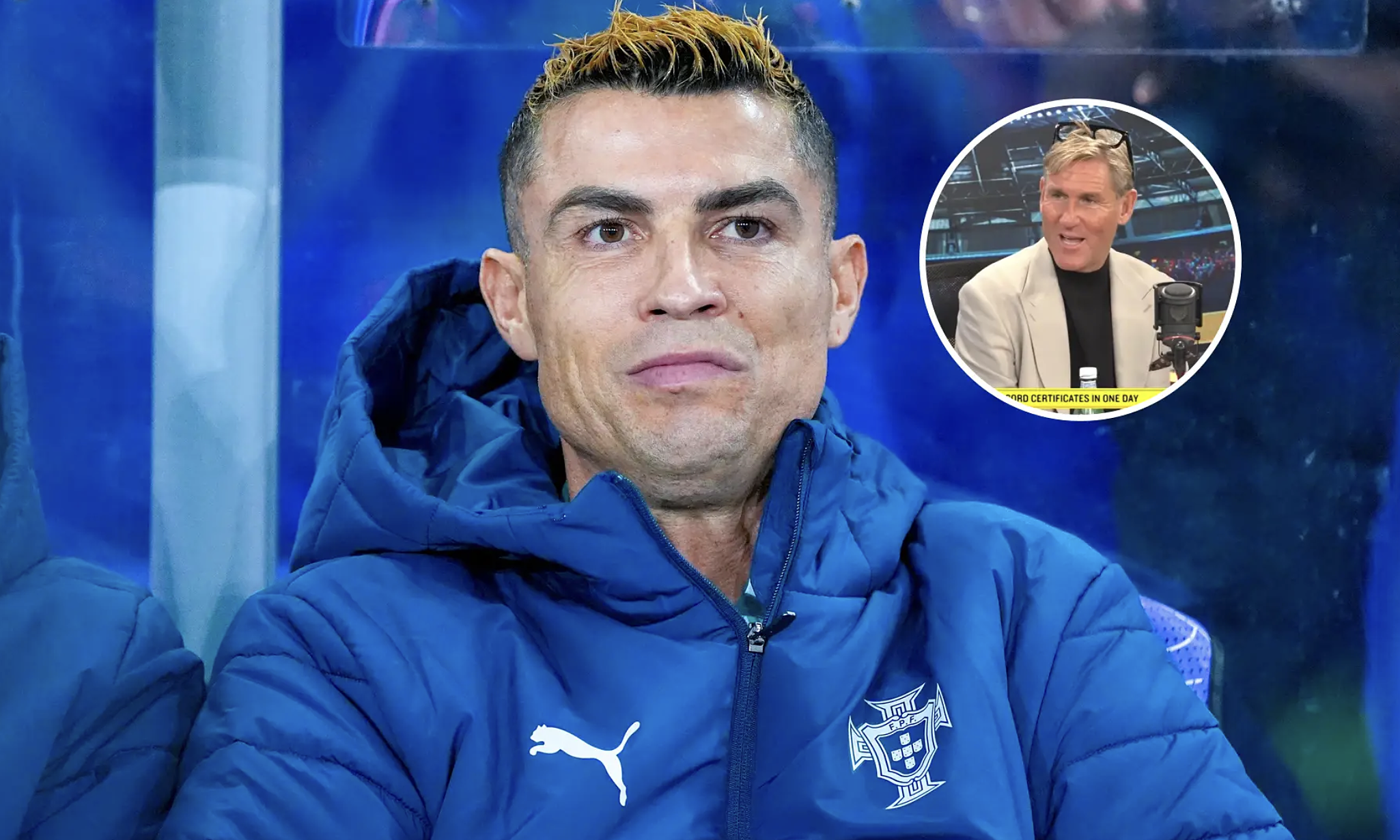 Ronaldo mocks English commentator over Botox