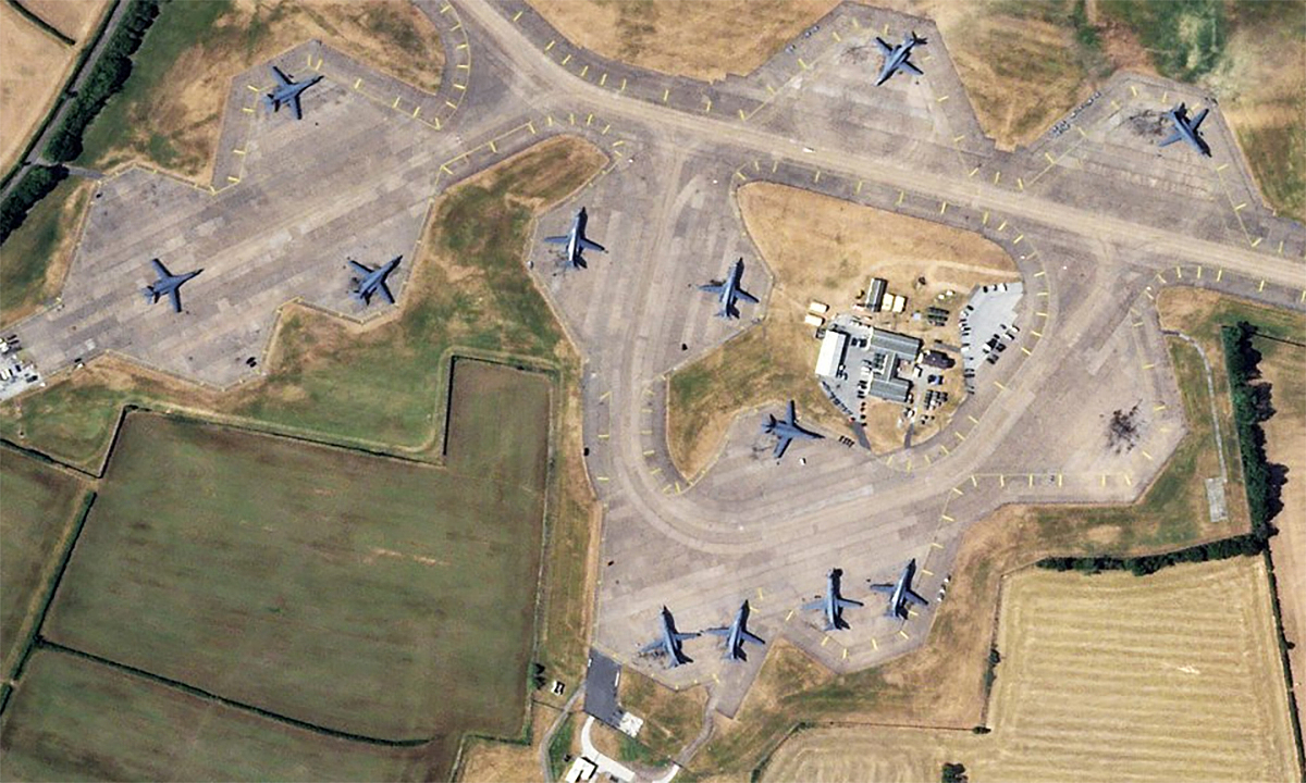 Exposed US bombers at UK base vulnerable to drone attacks