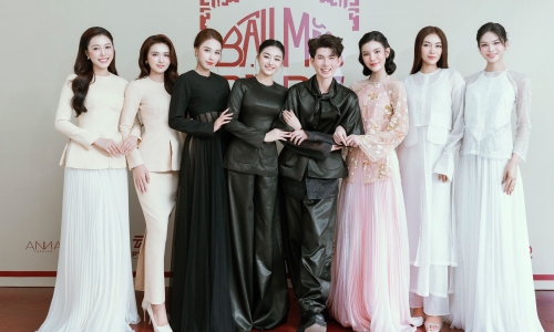 Celebrities don stylized ba ba for fashion exhibition