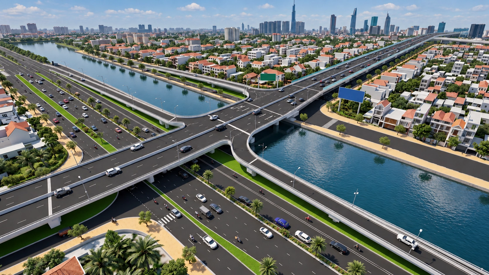 Design for a 6,300 billion VND elevated road through southern Ho Chi Minh City