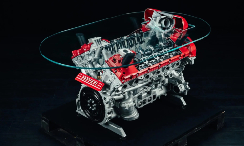 Supercar engine coffee tables fetch tens of thousands of USD