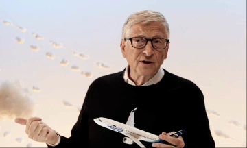 Bill Gates: spending one to two USD to avoid aircraft contrails helps reduce one ton of CO2