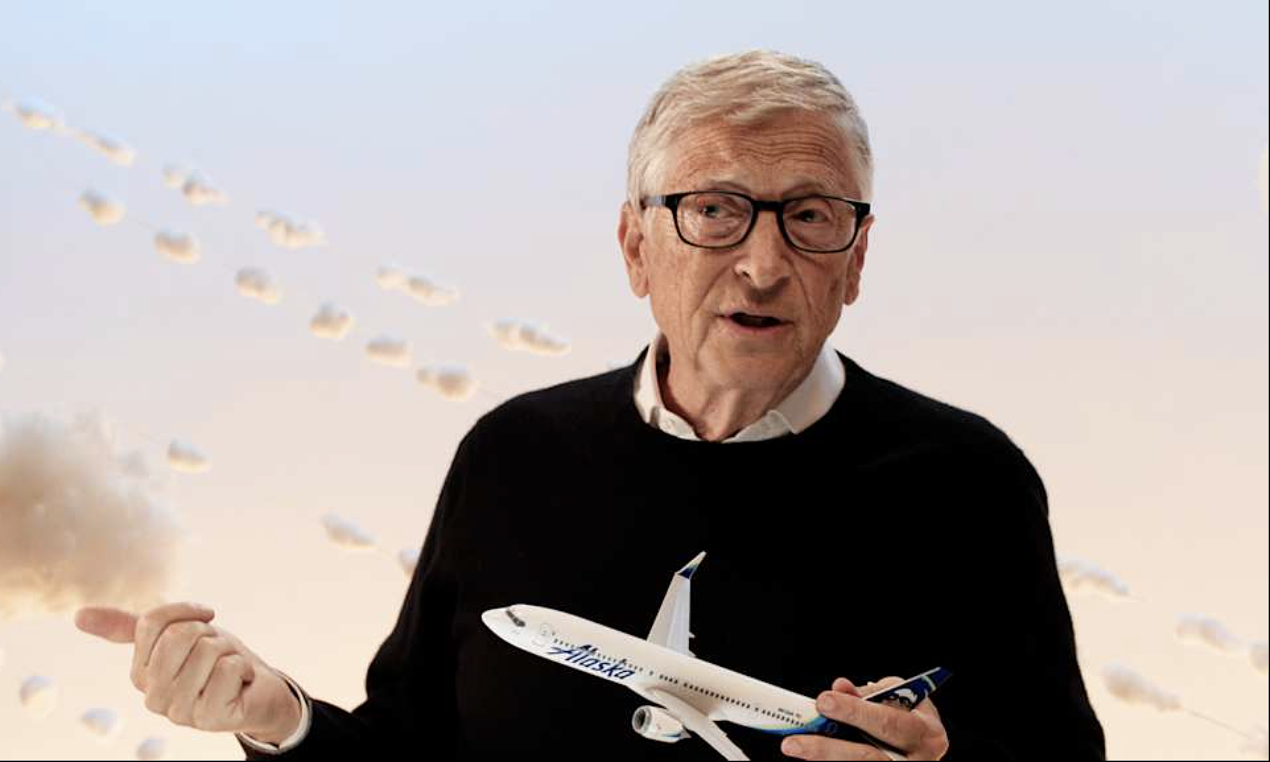 Bill Gates: spending one to two USD to avoid aircraft contrails helps reduce one ton of CO2