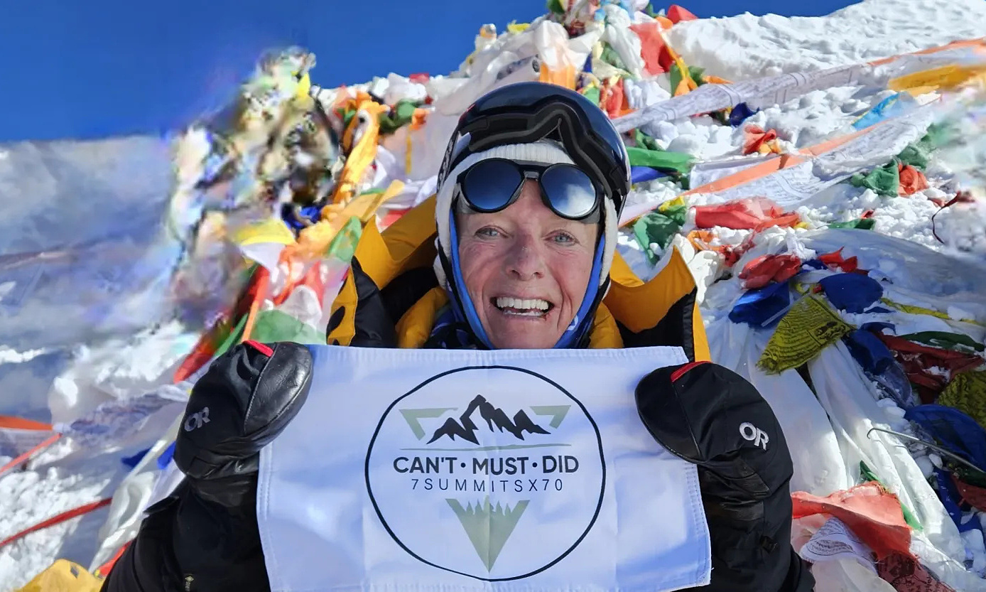 Overcoming grief, 64-year-old becomes oldest american woman to conquer Everest