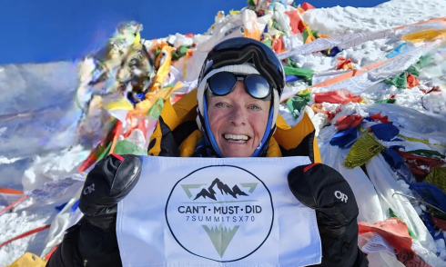 Overcoming grief, 64-year-old becomes oldest american woman to conquer Everest