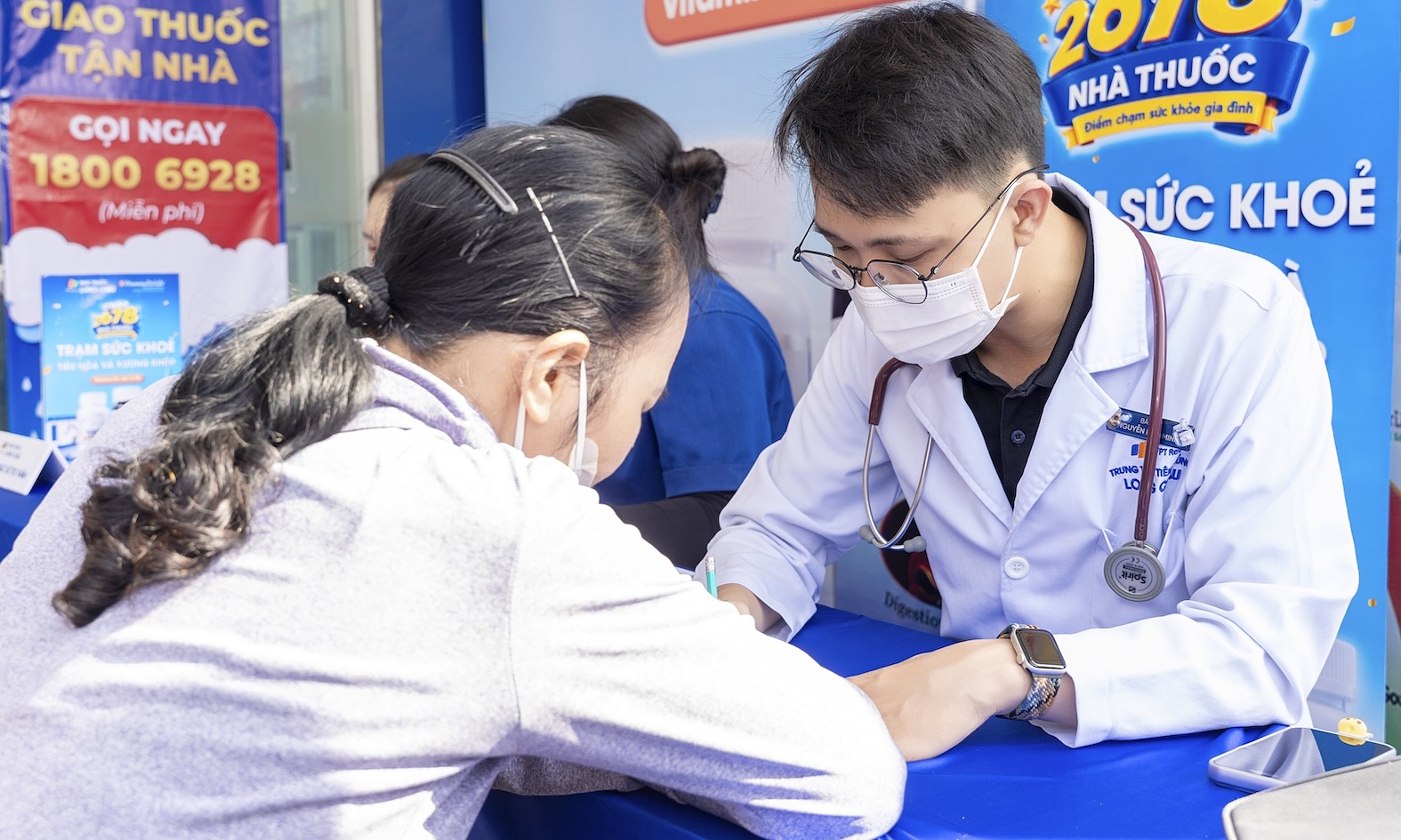 Residents receive direct doctor consultations and disease screenings at pharmacies
