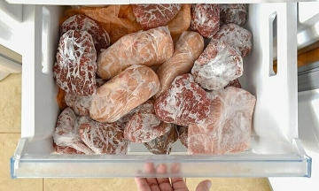 Is it safe to freeze meat and fish for a month?
