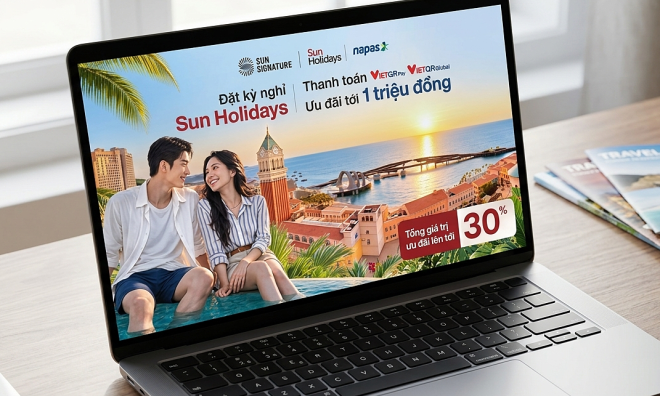 Sun Holidays offers up to one million VND discount when paying via Napas