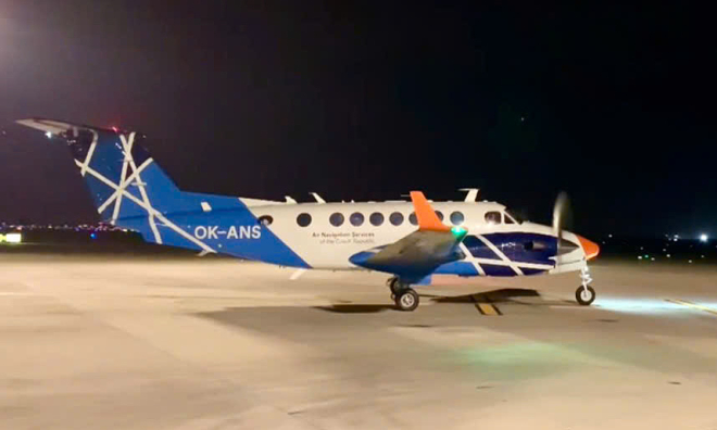 Special flight inspects Long Thanh Airport's navigation system