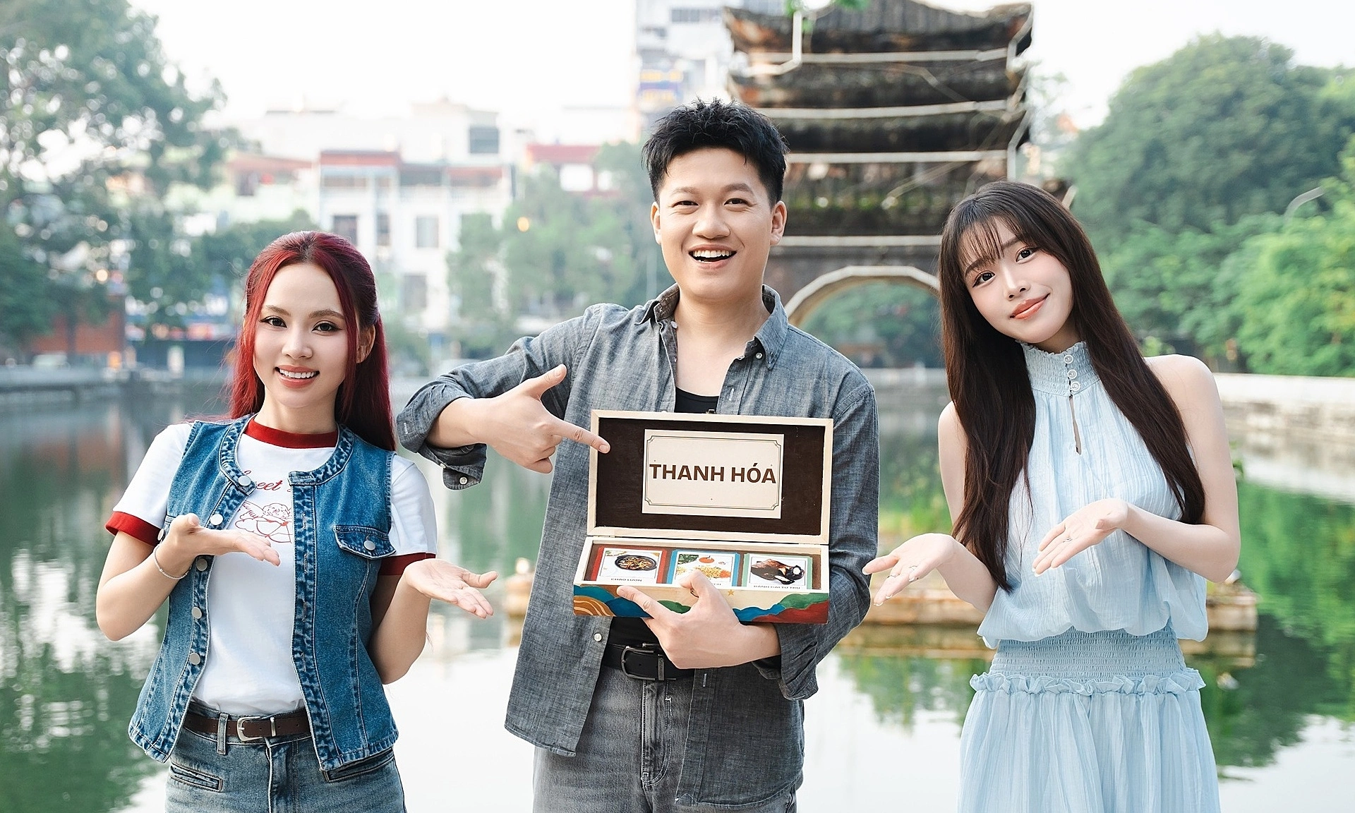 Ngo Lan Huong, Han Sara eager to explore Thanh Hoa's cuisine