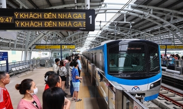 Ben Thanh - Suoi Tien metro disrupted for one hour due to power incident
