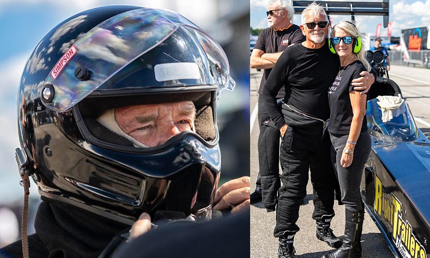 Man in his 70s drives race car at 476 km/h