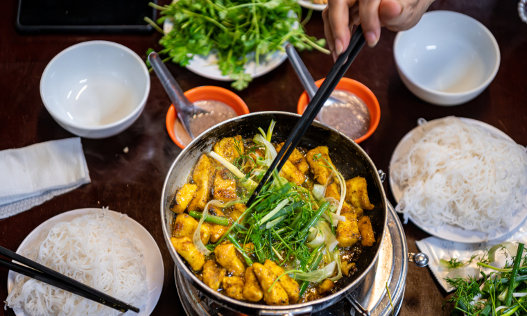 Cha Ca La Vong restaurant listed among "10 places to visit before you die"
