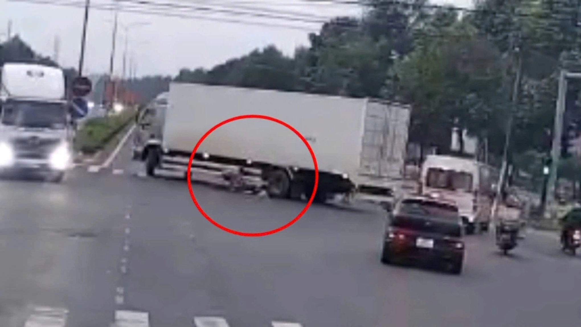 Driver detained after fatal collision, dragging victim from under vehicle to flee