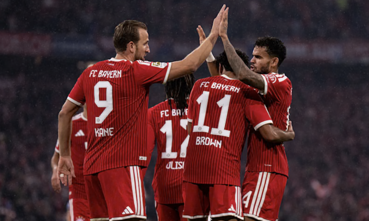 Kane sets record in Bayern's 6-1 victory