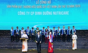 Nutricare continuously honored as Vietnam national brand