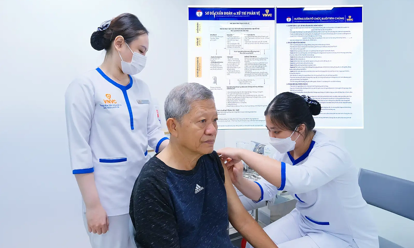 Can individuals taking medication for chronic conditions receive flu vaccination?