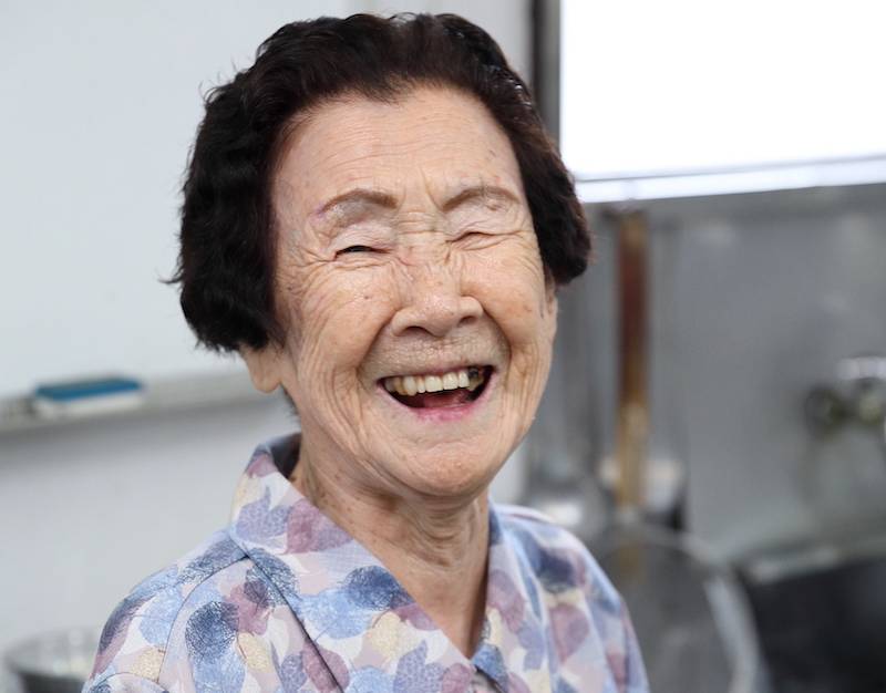 A 103-year-old Japanese woman still works five days a week