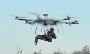 Ukraine uses flying drone for first time to rescue injured soldier